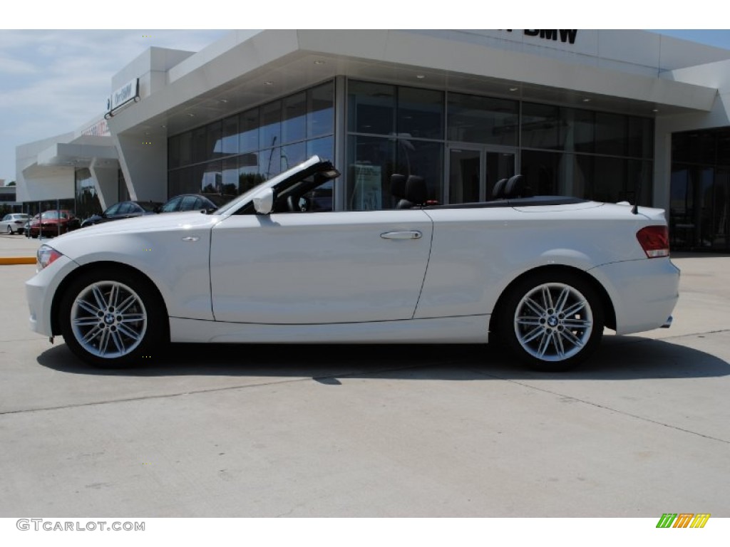 2012 1 Series 128i Convertible - Alpine White / Black photo #8