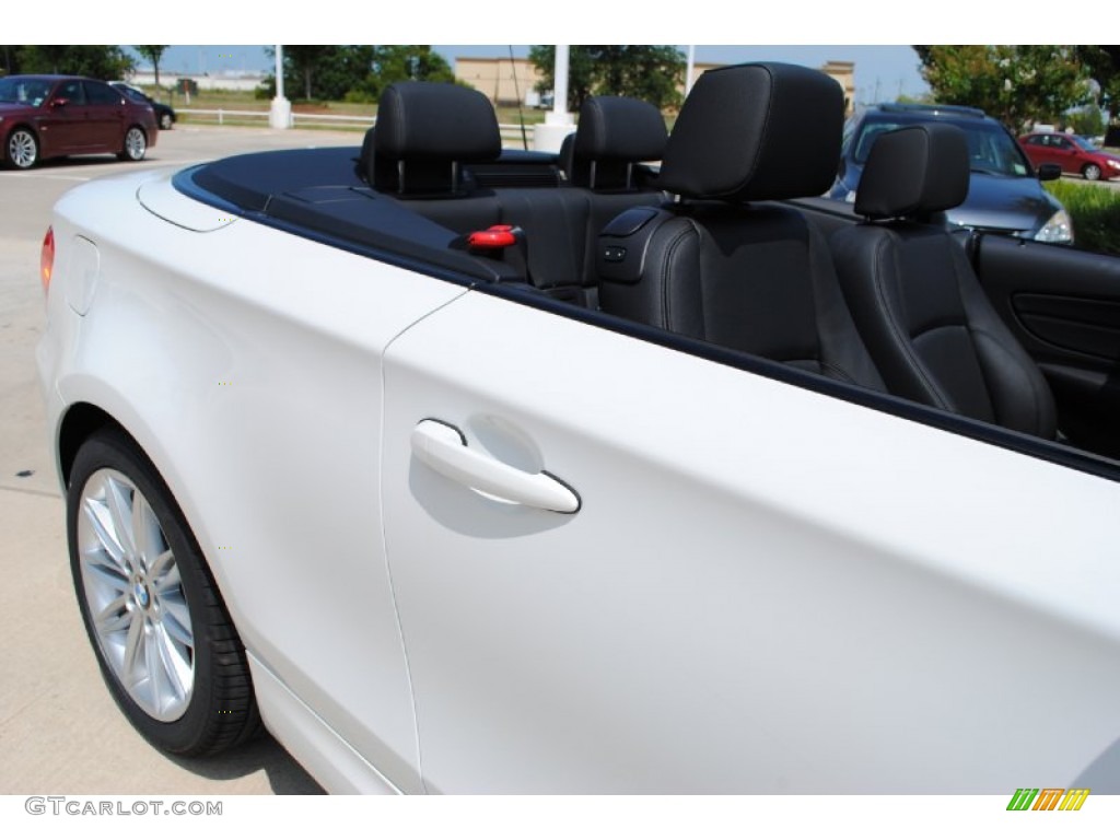 2012 1 Series 128i Convertible - Alpine White / Black photo #13