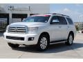Arctic Frost Pearl 2008 Toyota Sequoia Platinum 4WD