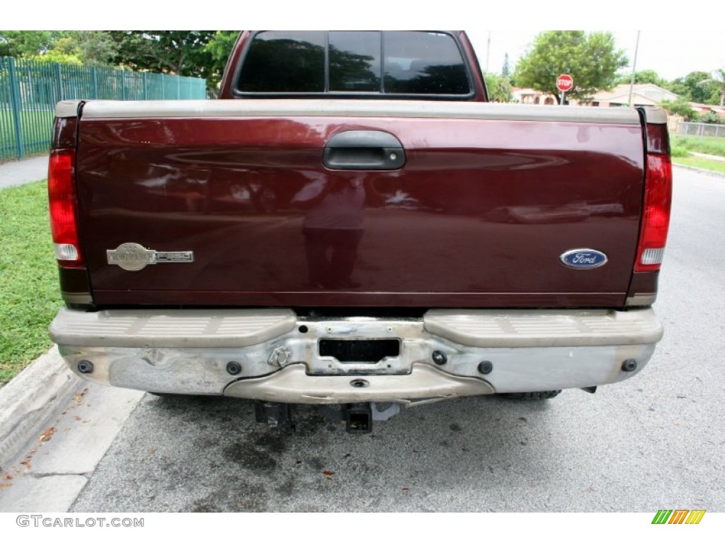 2004 F350 Super Duty King Ranch Crew Cab 4x4 - Chestnut Brown Metallic / Castano Brown Leather photo #18