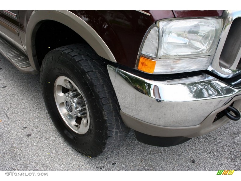 2004 F350 Super Duty King Ranch Crew Cab 4x4 - Chestnut Brown Metallic / Castano Brown Leather photo #21