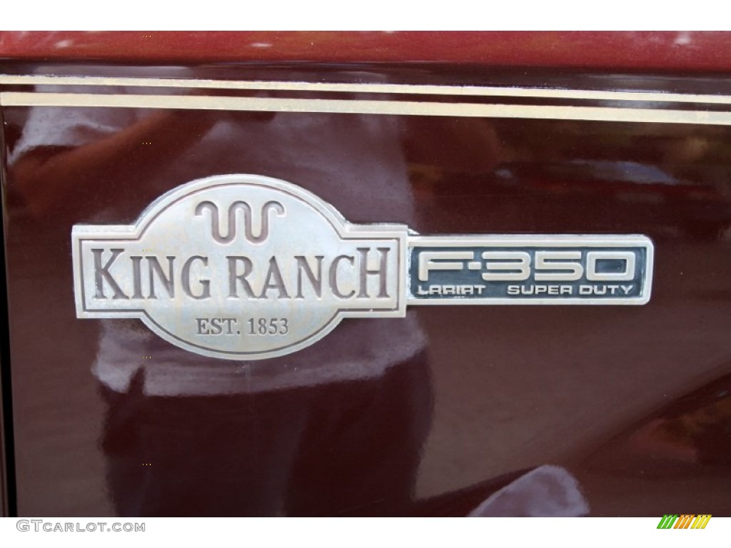 2004 F350 Super Duty King Ranch Crew Cab 4x4 - Chestnut Brown Metallic / Castano Brown Leather photo #31