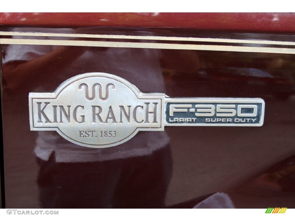 2004 F350 Super Duty King Ranch Crew Cab 4x4 - Chestnut Brown Metallic / Castano Brown Leather photo #32