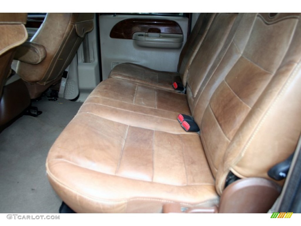 2004 F350 Super Duty King Ranch Crew Cab 4x4 - Chestnut Brown Metallic / Castano Brown Leather photo #51