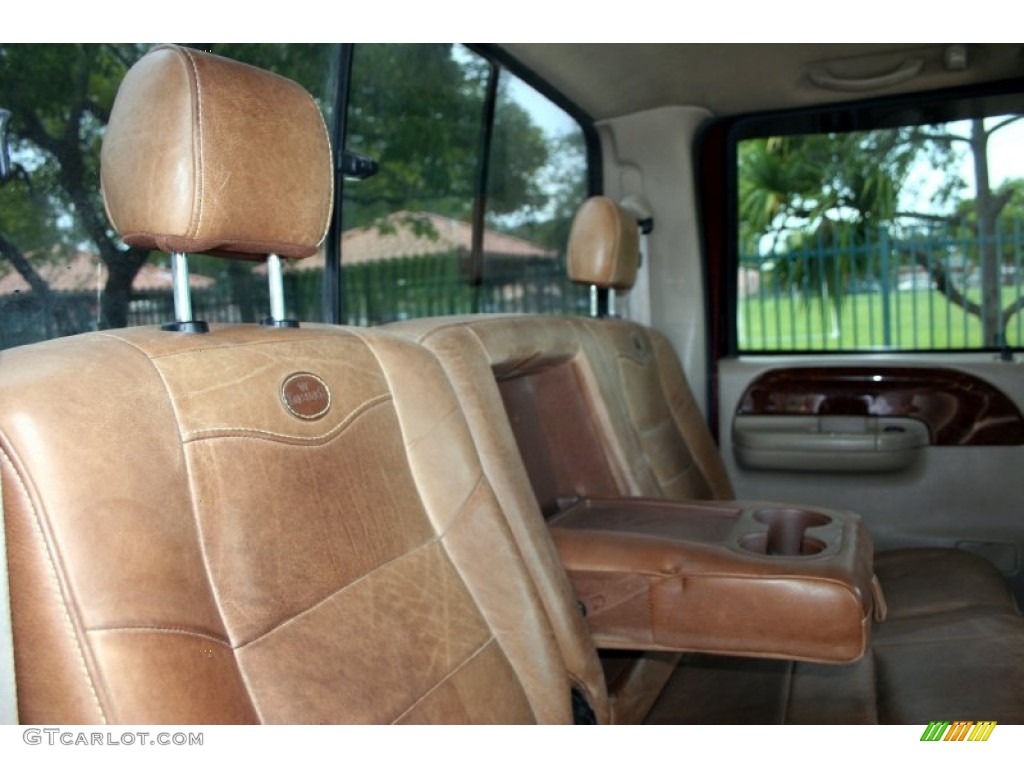 2004 F350 Super Duty King Ranch Crew Cab 4x4 - Chestnut Brown Metallic / Castano Brown Leather photo #54