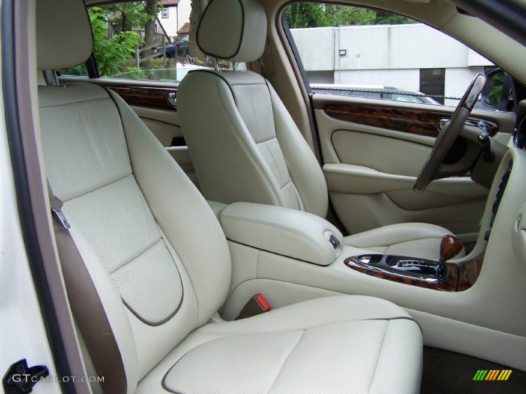 Ivory/Mocha Interior 2008 Jaguar XJ Vanden Plas Photo #52195744