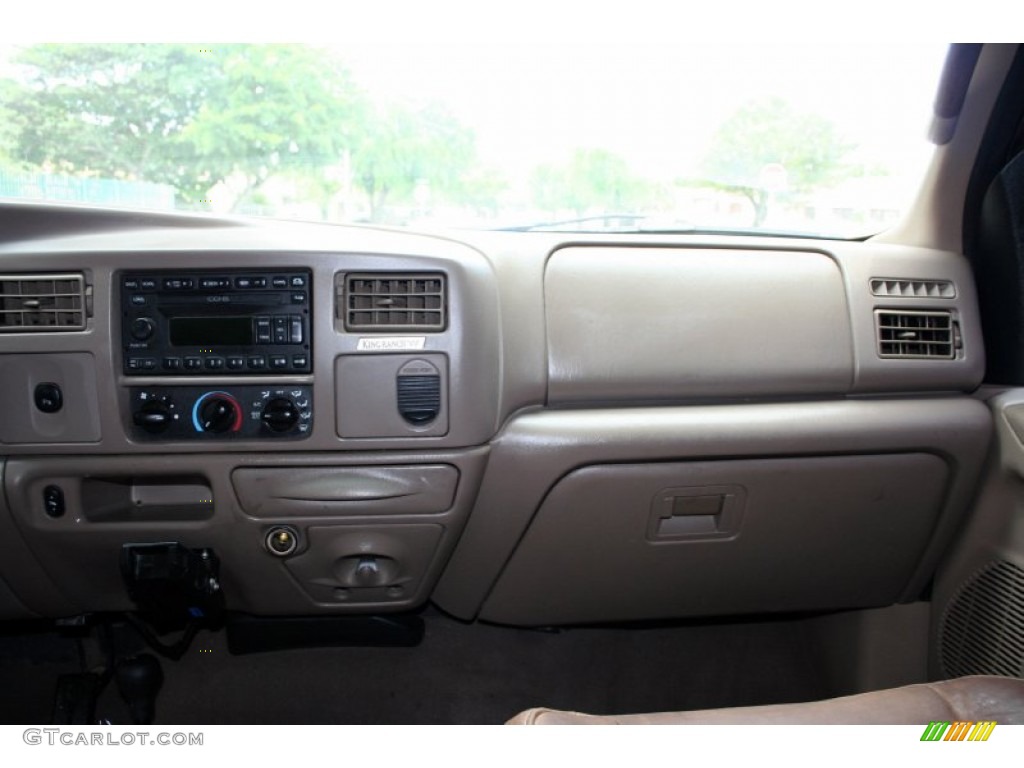 2004 F350 Super Duty King Ranch Crew Cab 4x4 - Chestnut Brown Metallic / Castano Brown Leather photo #70