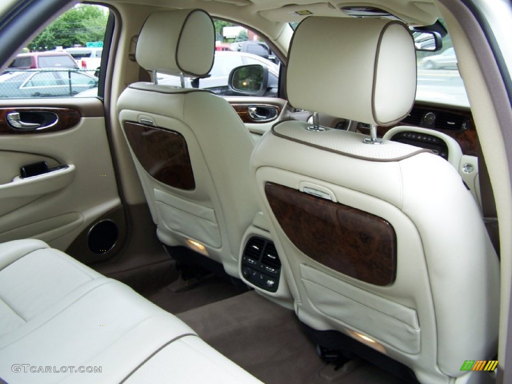 Ivory/Mocha Interior 2008 Jaguar XJ Vanden Plas Photo #52195801