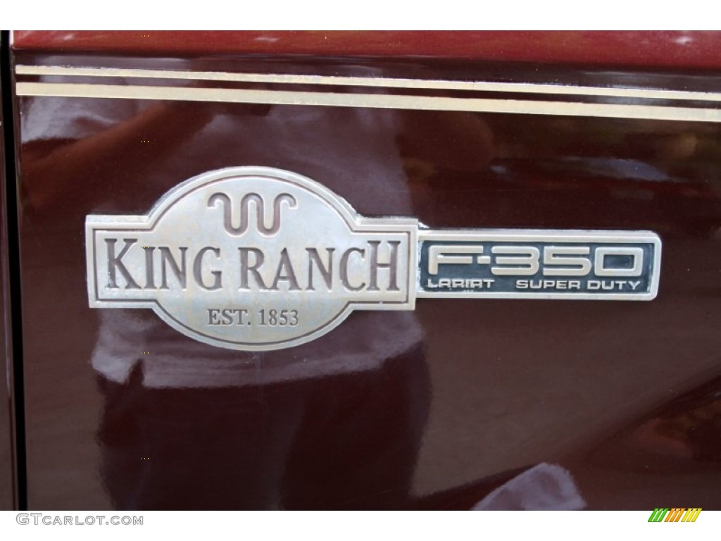 2004 F350 Super Duty King Ranch Crew Cab 4x4 - Chestnut Brown Metallic / Castano Brown Leather photo #85