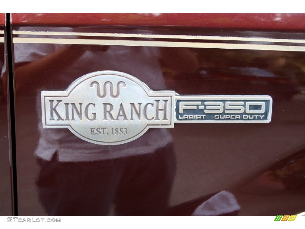2004 F350 Super Duty King Ranch Crew Cab 4x4 - Chestnut Brown Metallic / Castano Brown Leather photo #86
