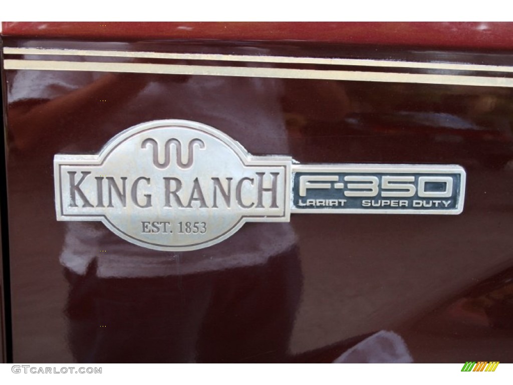 2004 F350 Super Duty King Ranch Crew Cab 4x4 - Chestnut Brown Metallic / Castano Brown Leather photo #95