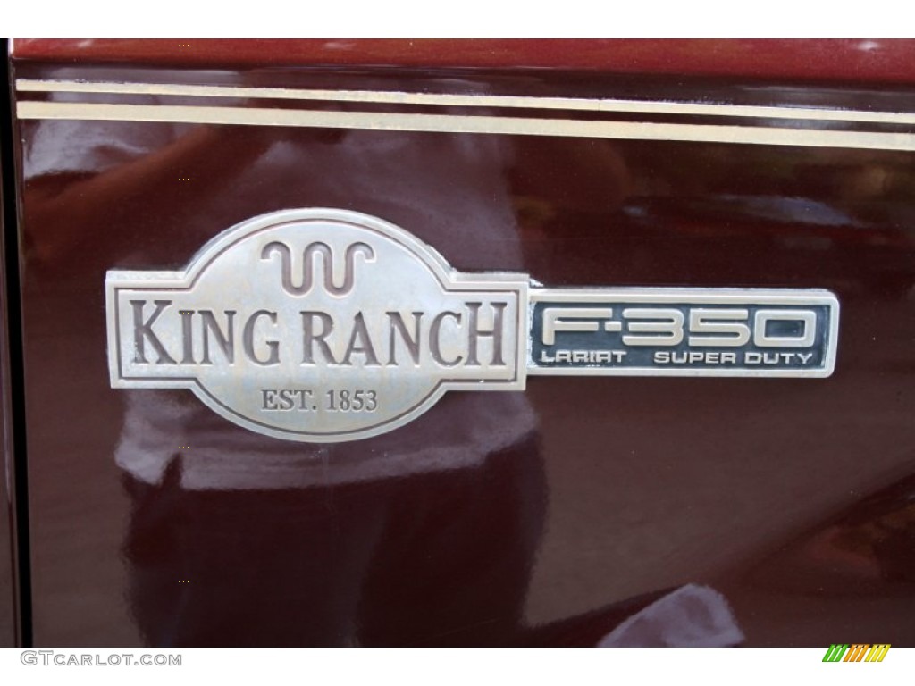 2004 F350 Super Duty King Ranch Crew Cab 4x4 - Chestnut Brown Metallic / Castano Brown Leather photo #96