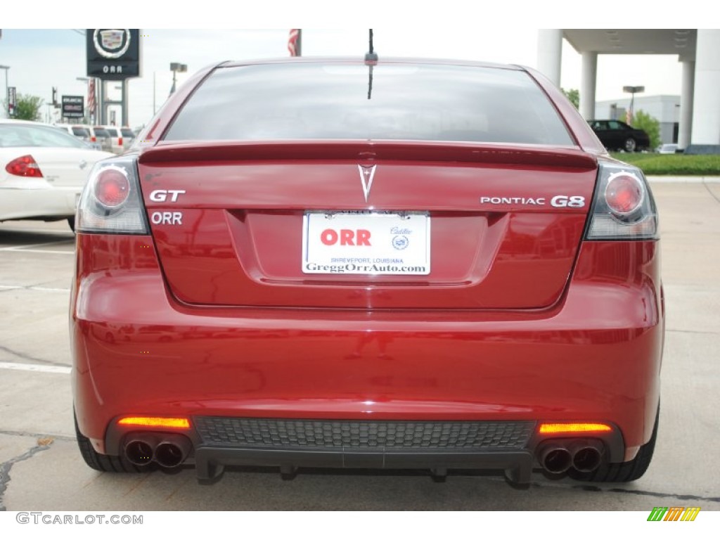 2009 G8 GT - Sport Red Metallic / Onyx photo #6