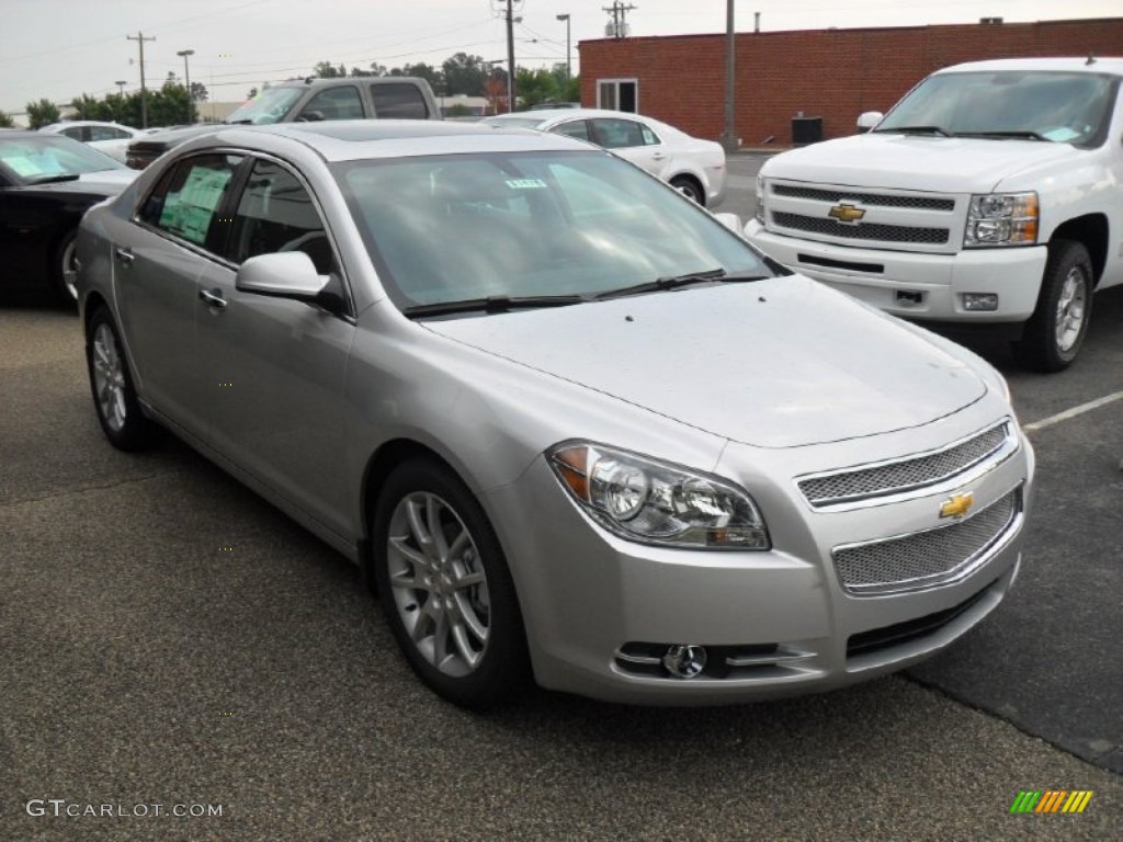 2012 Malibu LTZ - Silver Ice Metallic / Ebony photo #5