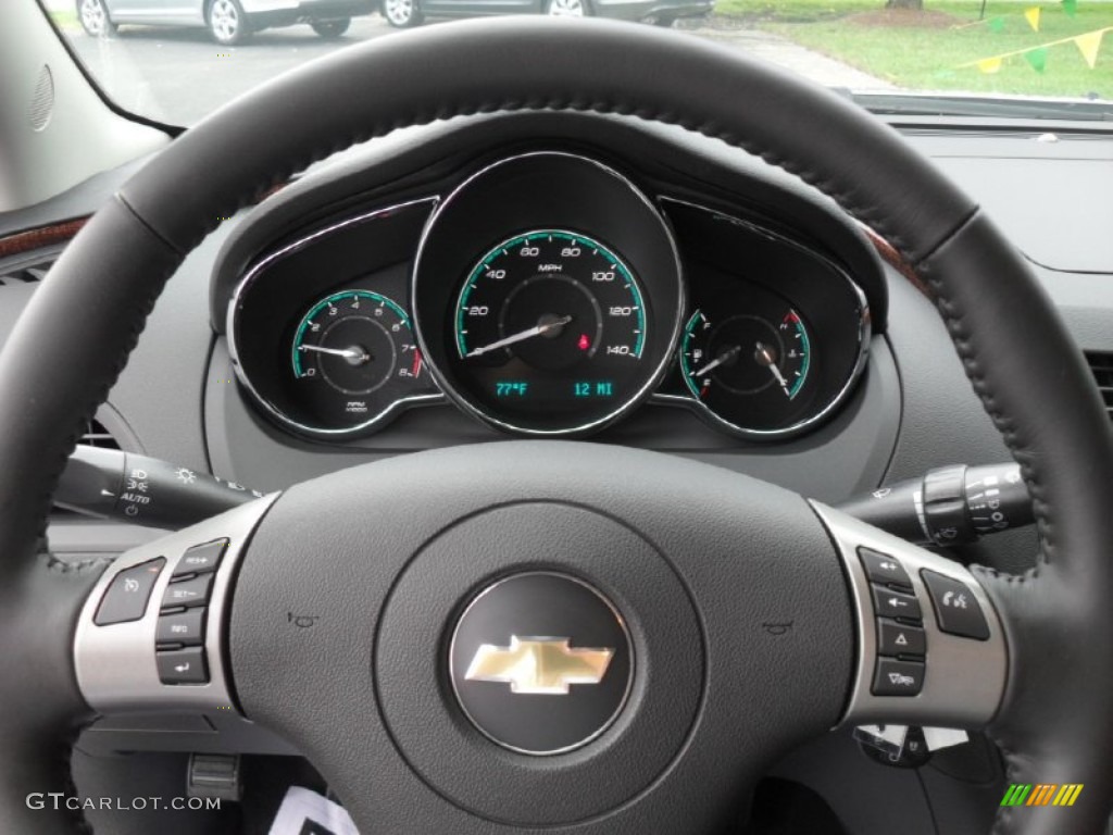 2012 Malibu LTZ - Silver Ice Metallic / Ebony photo #13