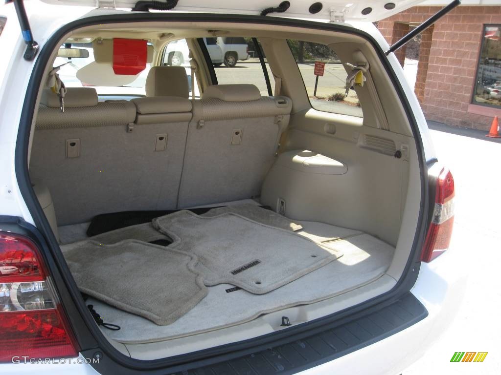 2004 Highlander V6 4WD - Super White / Ivory photo #12