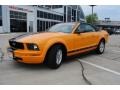 2007 Grabber Orange Ford Mustang V6 Premium Convertible  photo #16