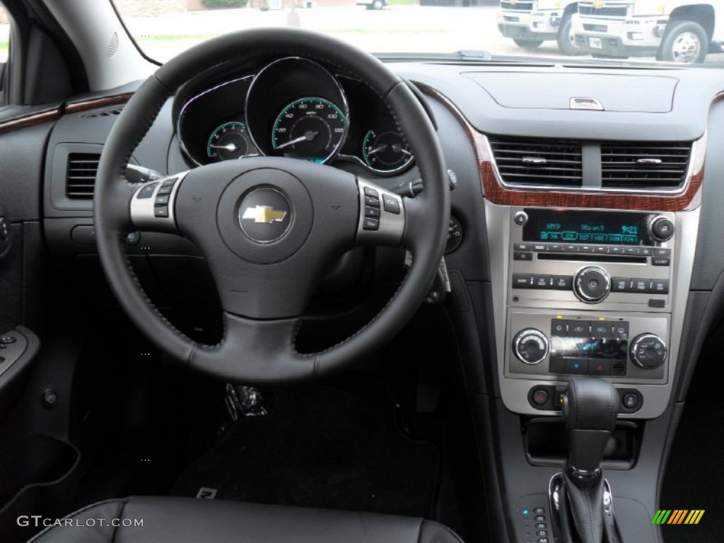 2012 Chevrolet Malibu LTZ Ebony Dashboard Photo #52197706