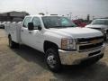 Summit White - Silverado 3500HD Crew Cab 4x4 Chassis Commercial Photo No. 5
