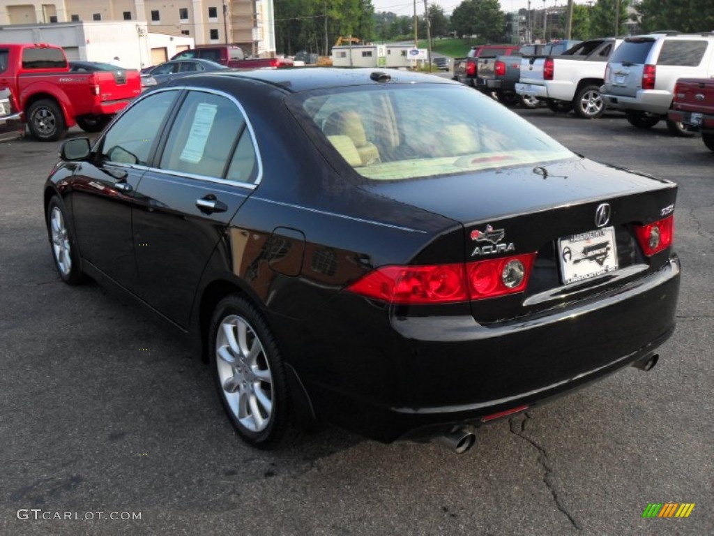 2008 TSX Sedan - Nighthawk Black Pearl / Parchment photo #2