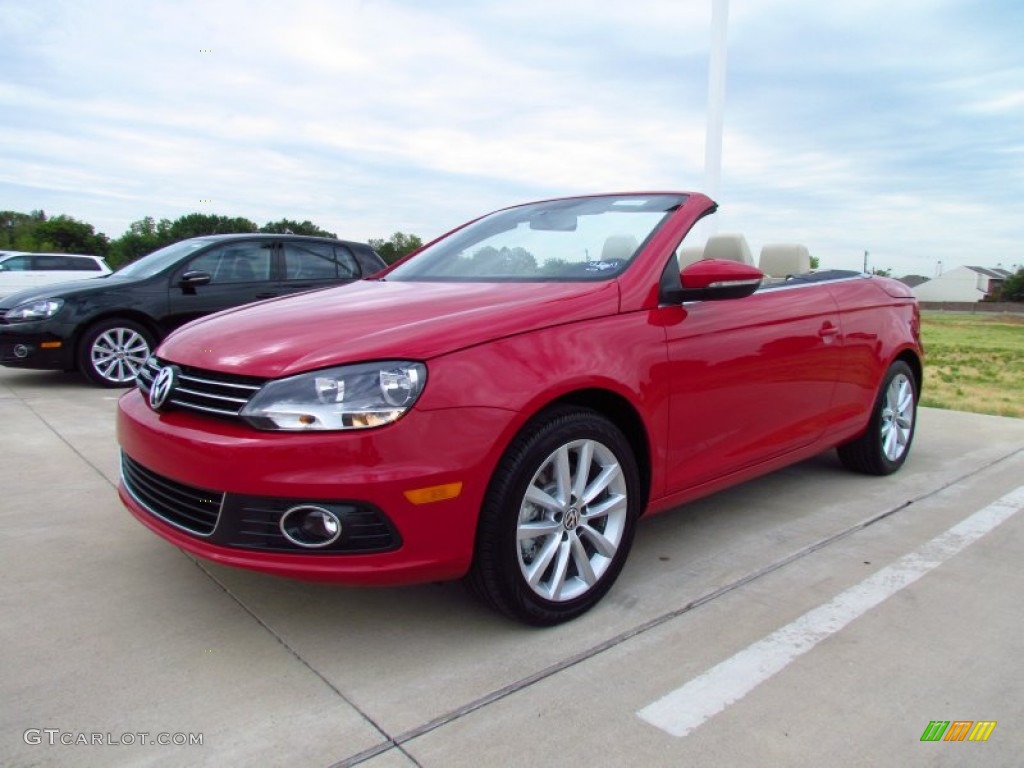 Salsa Red 2012 Volkswagen Eos Komfort Exterior Photo #52198192