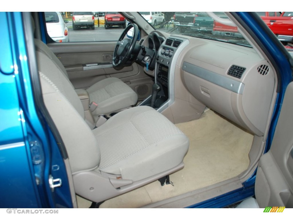 Beige Interior 2002 Nissan Frontier SE Crew Cab Photo #52198357