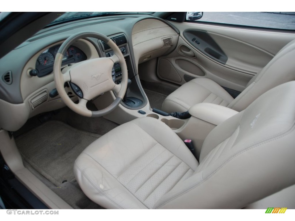 Medium Parchment Interior 2004 Ford Mustang GT Convertible Photo #52198447