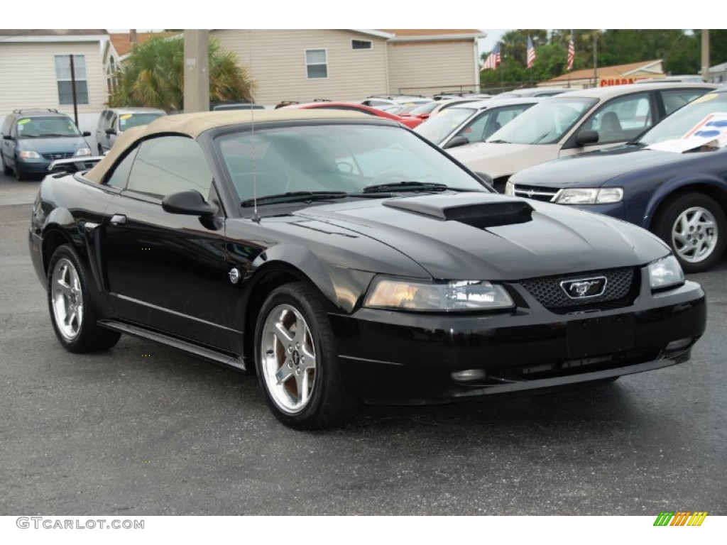 Black 2004 Ford Mustang GT Convertible Exterior Photo #52198489