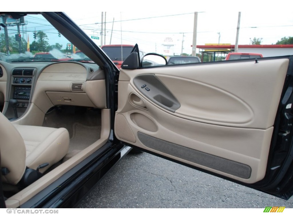 2004 Ford Mustang GT Convertible Medium Parchment Door Panel Photo #52198561