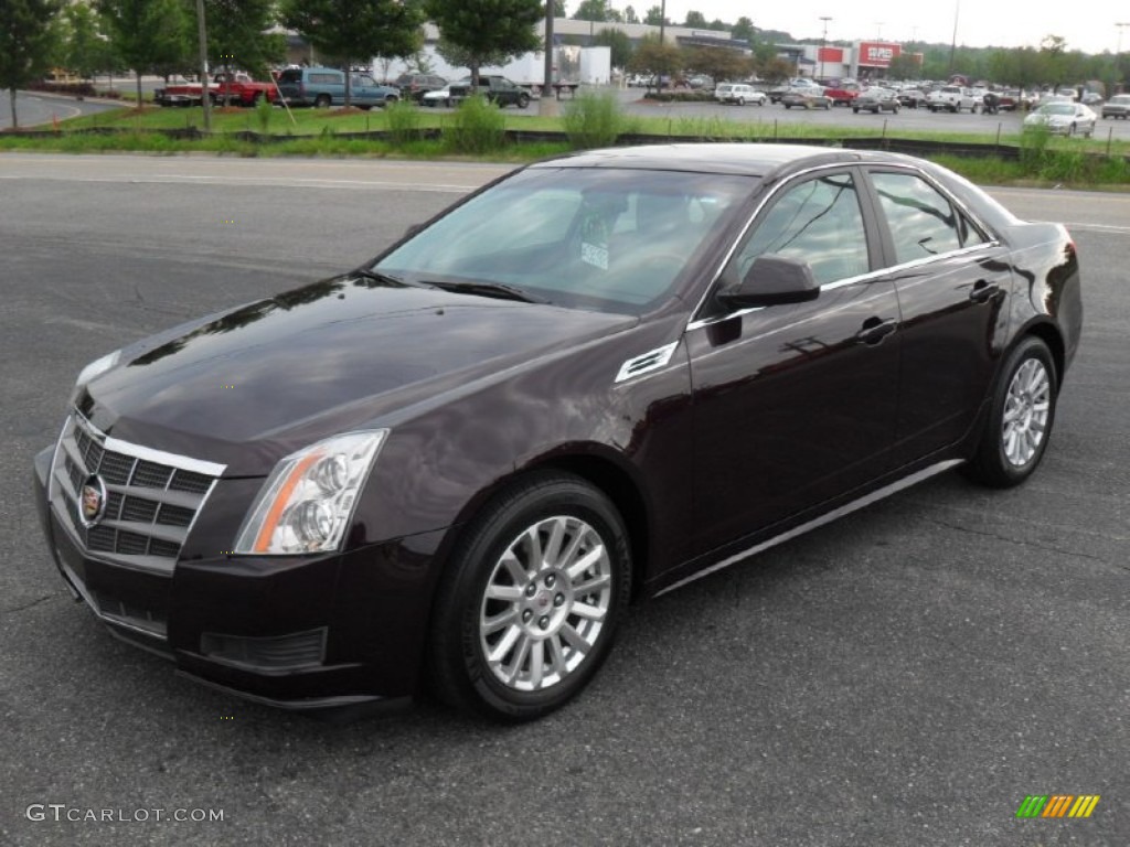 2010 CTS 3.0 Sedan - Black Cherry / Light Titanium/Ebony photo #1