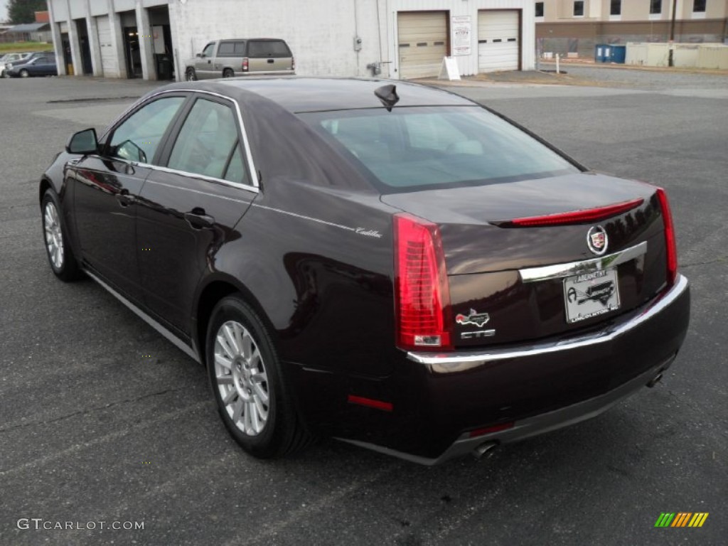 2010 CTS 3.0 Sedan - Black Cherry / Light Titanium/Ebony photo #2