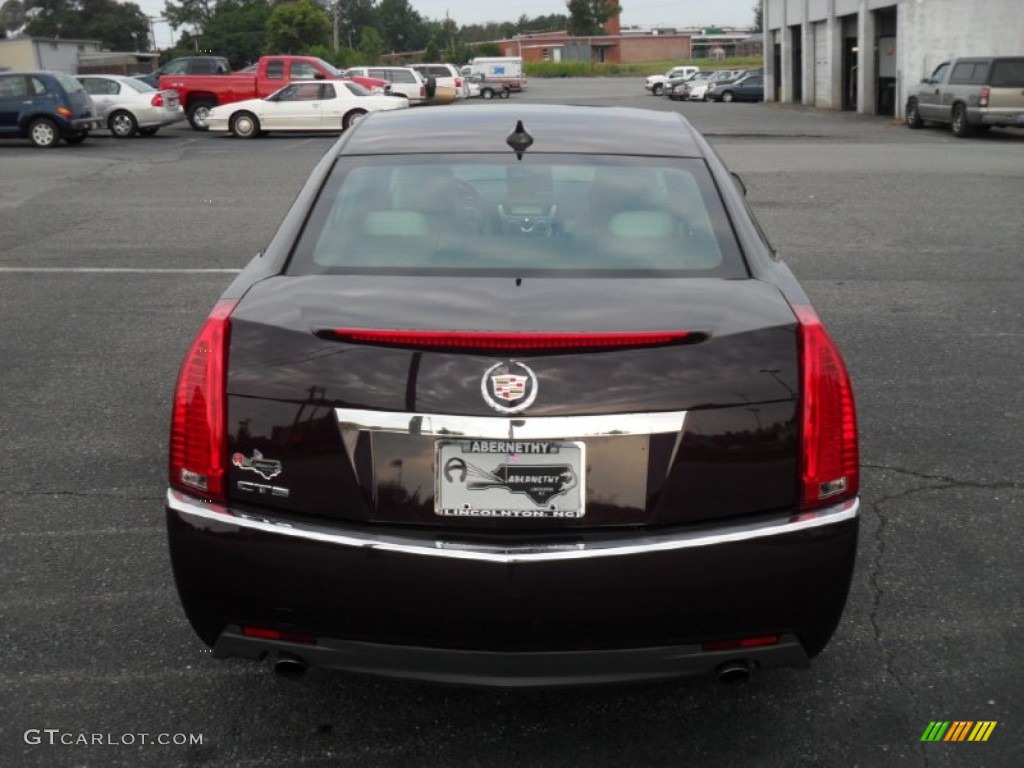 2010 CTS 3.0 Sedan - Black Cherry / Light Titanium/Ebony photo #3