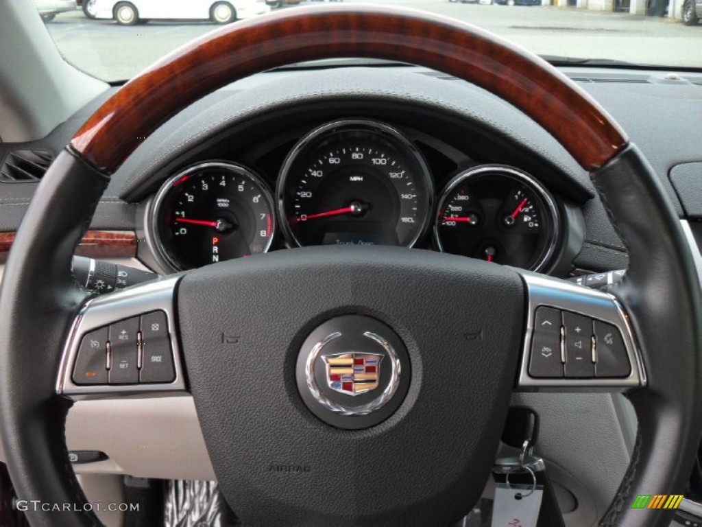 2010 CTS 3.0 Sedan - Black Cherry / Light Titanium/Ebony photo #13