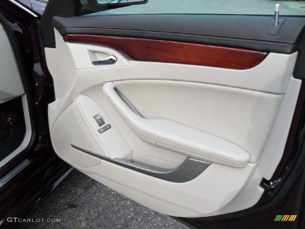 2010 CTS 3.0 Sedan - Black Cherry / Light Titanium/Ebony photo #22