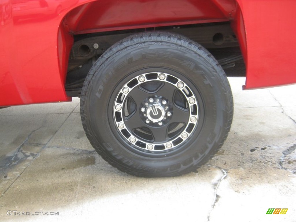 2008 Silverado 1500 Z71 Extended Cab 4x4 - Victory Red / Light Titanium/Ebony Accents photo #22