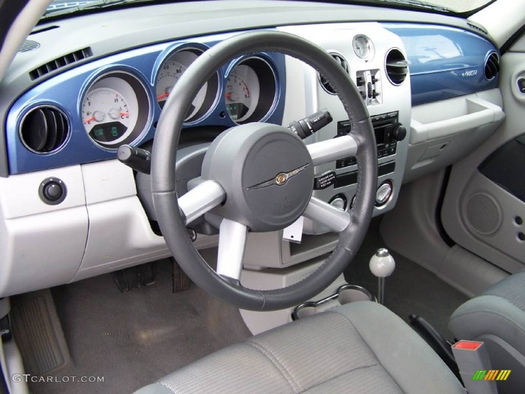 2006 Chrysler PT Cruiser Touring Pastel Slate Gray Dashboard Photo #52199623