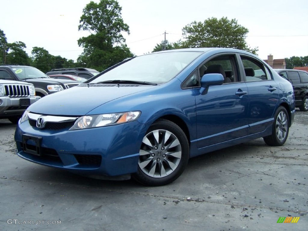 Atomic Blue Metallic Honda Civic