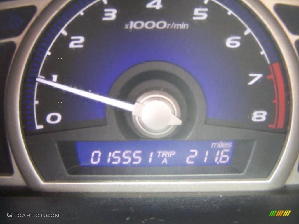 2009 Civic EX Sedan - Atomic Blue Metallic / Gray photo #7