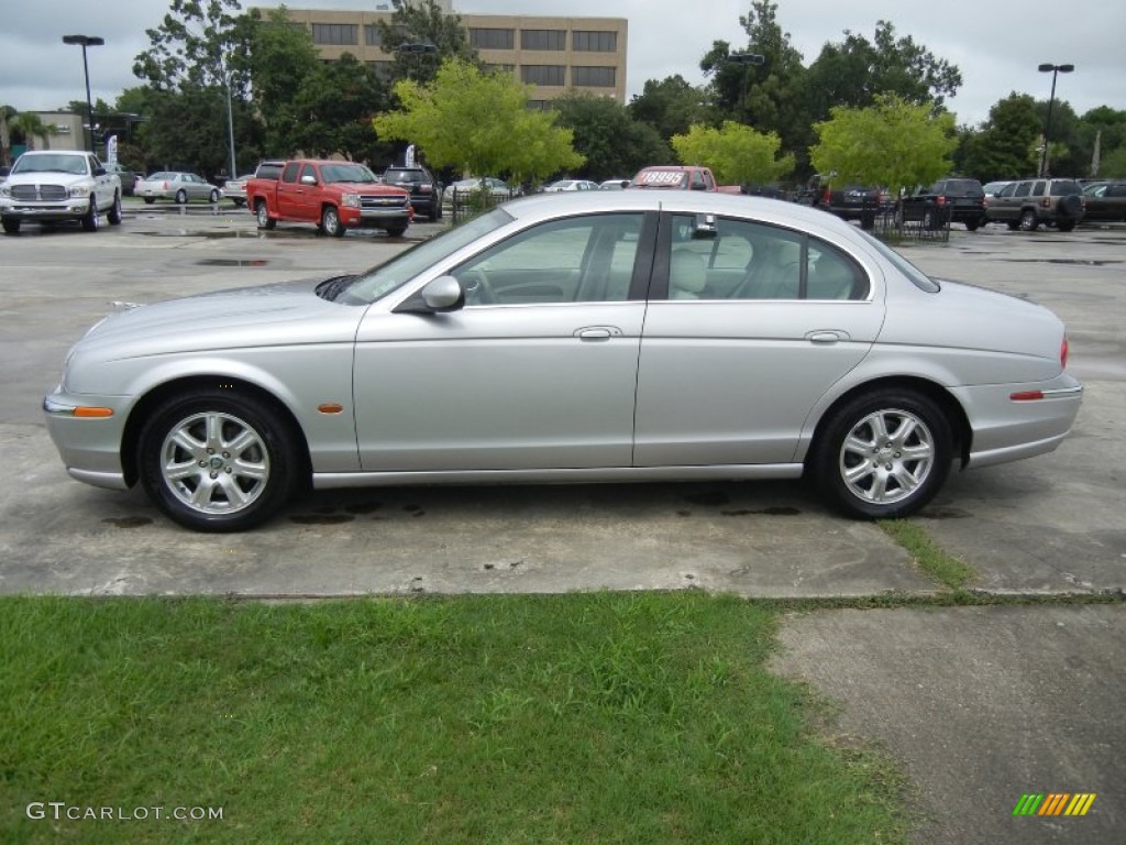 Platinum Metallic 2004 Jaguar S-Type 3.0 Exterior Photo #52201474