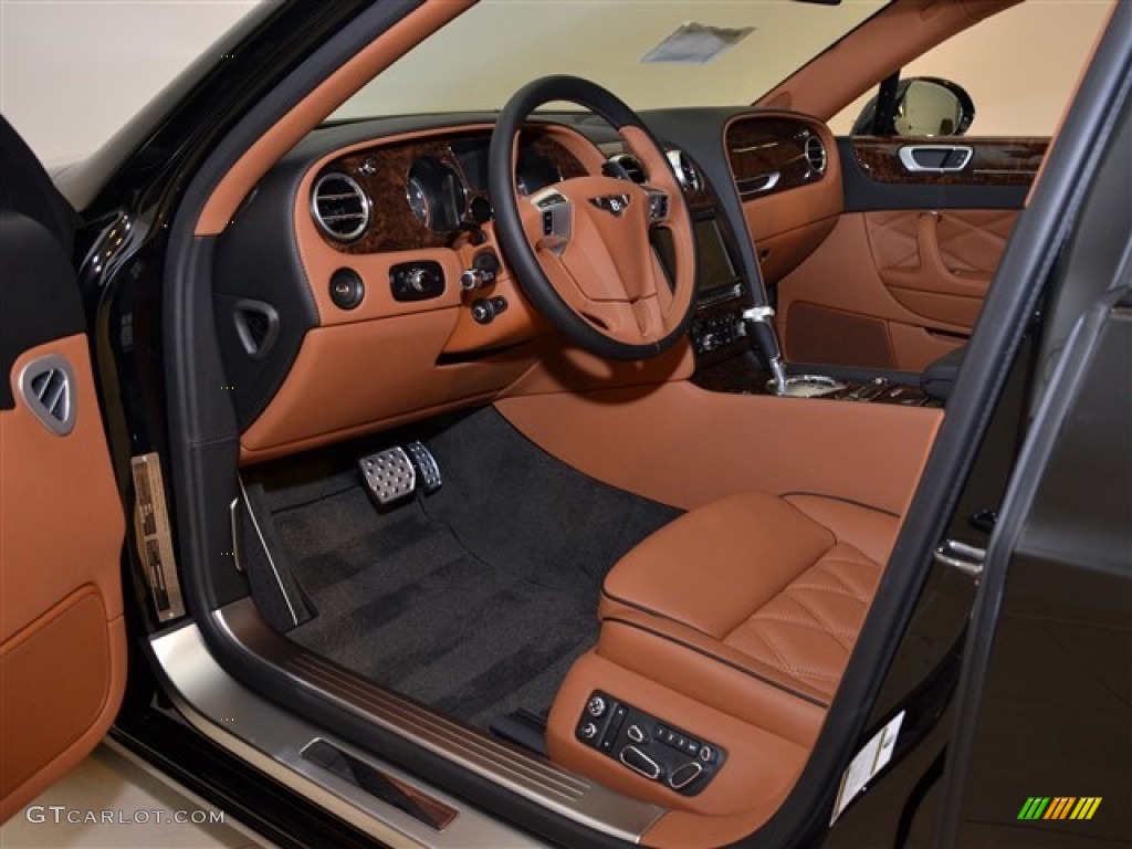 Saddle/Beluga Interior 2012 Bentley Continental Flying Spur Speed Photo #52201543