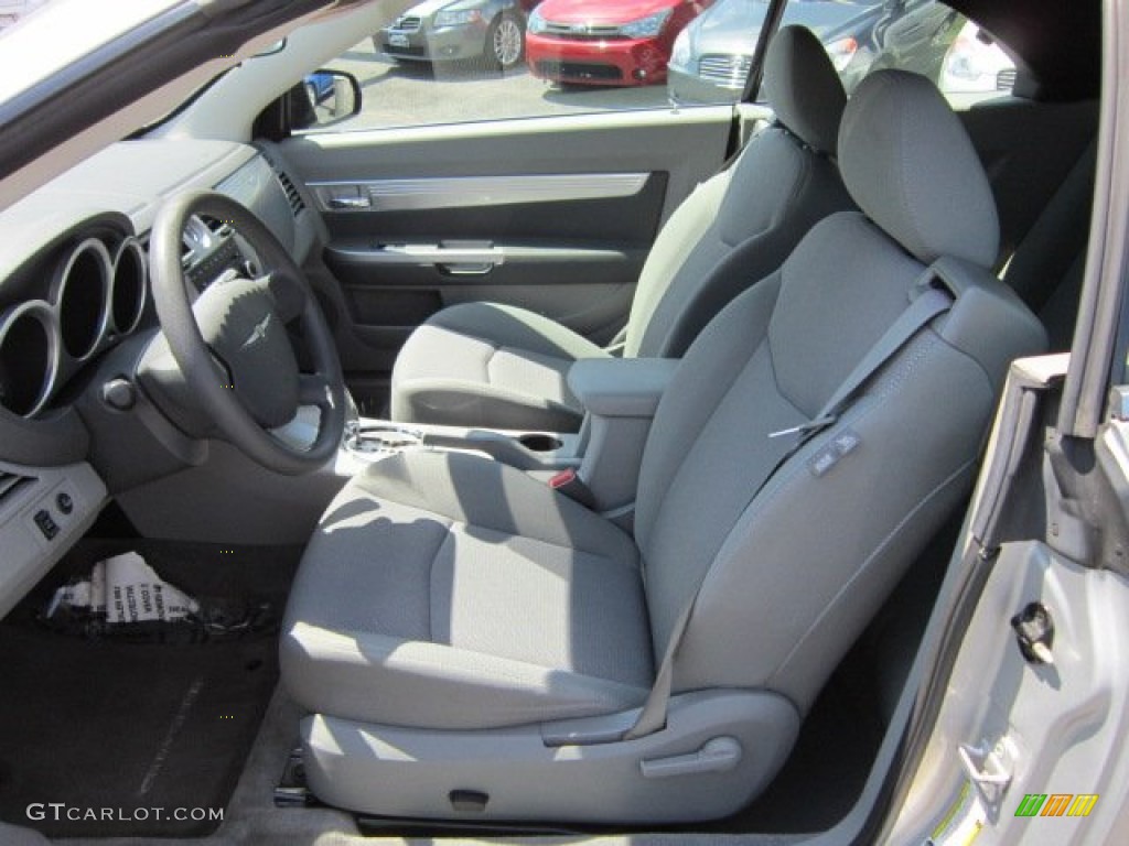 Dark Slate Gray/Light Slate Gray Interior 2008 Chrysler Sebring Touring Convertible Photo #52201558
