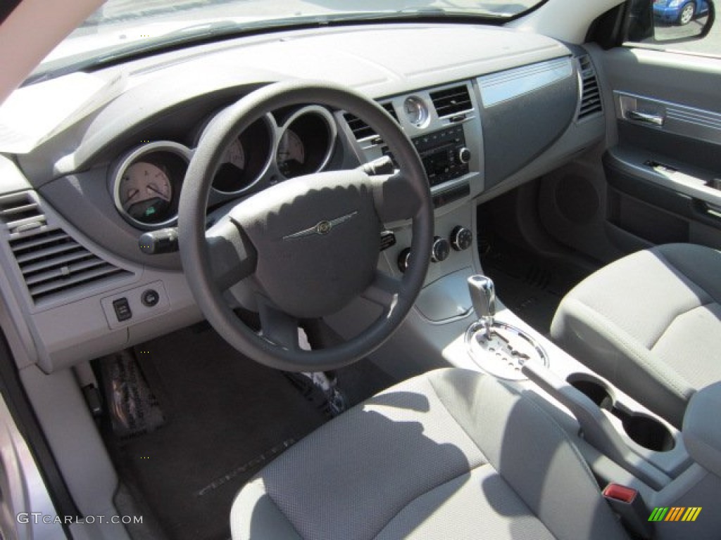 Dark Slate Gray/Light Slate Gray Interior 2008 Chrysler Sebring Touring Convertible Photo #52201573