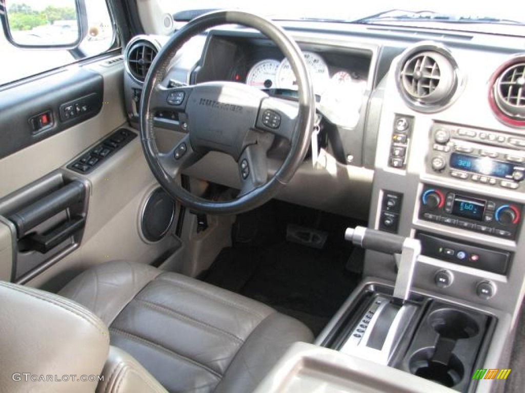 Wheat Interior 2003 Hummer H2 SUV Photo #52203013