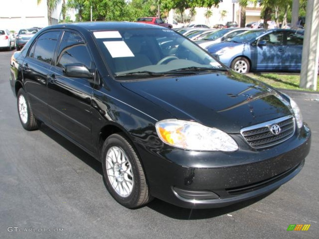 2007 Corolla CE - Black Sand Pearl / Stone photo #1