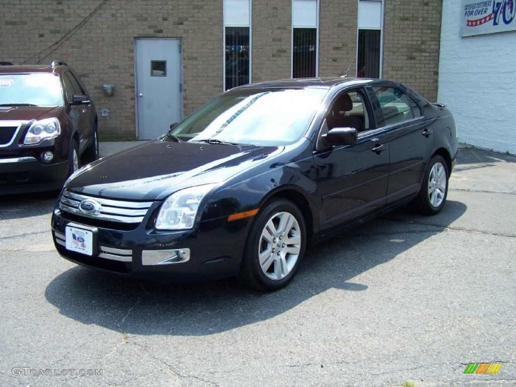 2008 Fusion SEL - Dark Blue Ink Metallic / Charcoal Black photo #1