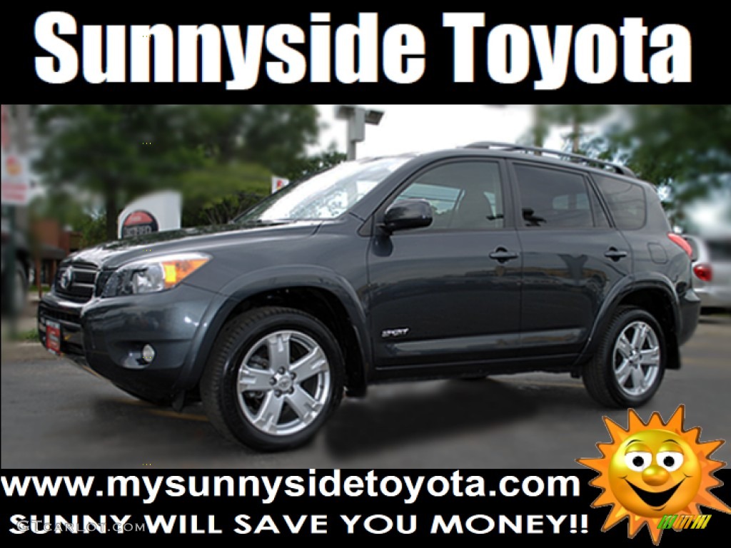 2008 RAV4 Limited 4WD - Black Forest Pearl / Dark Charcoal photo #1