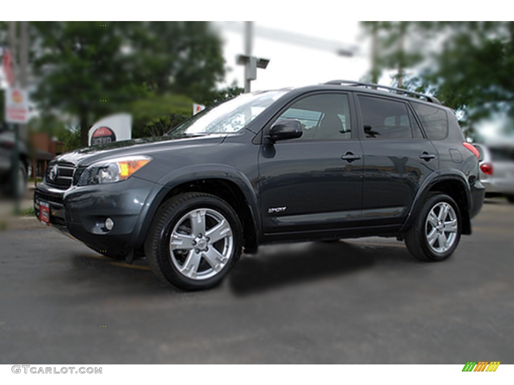 2008 RAV4 Limited 4WD - Black Forest Pearl / Dark Charcoal photo #2