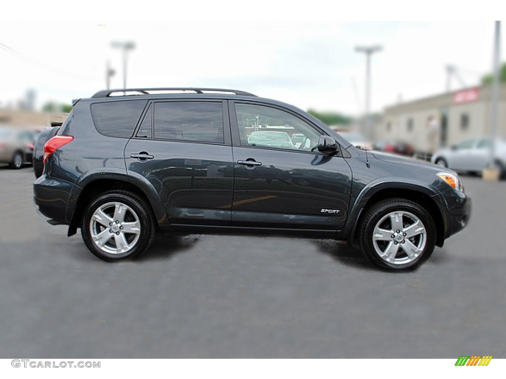 2008 RAV4 Limited 4WD - Black Forest Pearl / Dark Charcoal photo #7