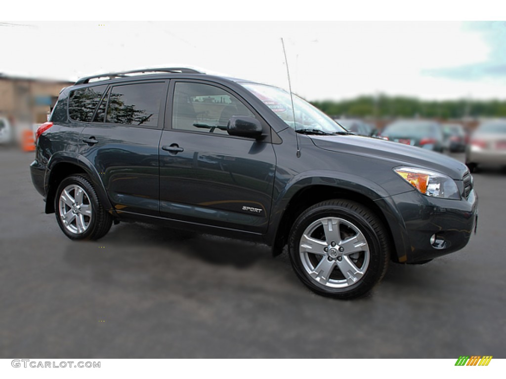 2008 RAV4 Limited 4WD - Black Forest Pearl / Dark Charcoal photo #8