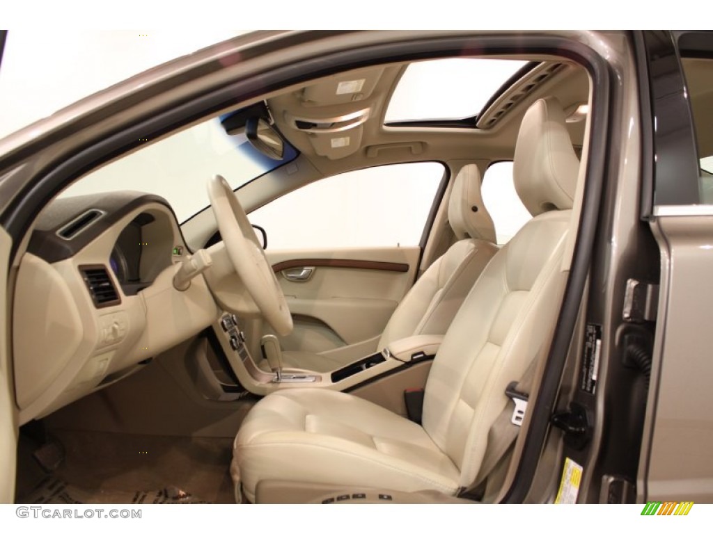 Sandstone Beige Interior 2009 Volvo S80 T6 AWD Photo #52205359